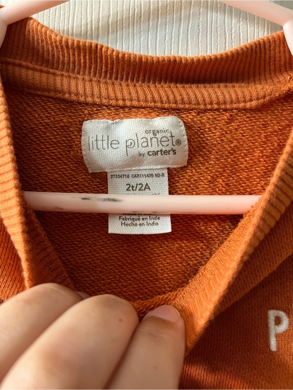 Kids 2t Little Planet by Carters Orange 'Oh! Hi Pumpkin Pie' Pullover Sweatshirt